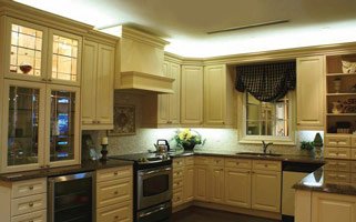 Dimmable LED lights in the kitchen