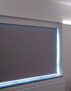 Window-blind and cool LEDs