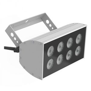 8-bulb LED wash light - white, single-colour & colour-change options