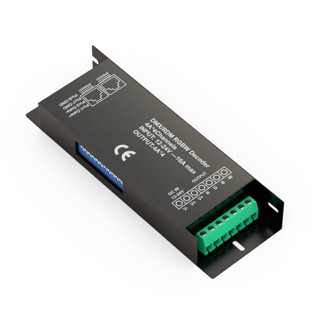 4-Channel RGBW DMX512 Decoder & LED Driver