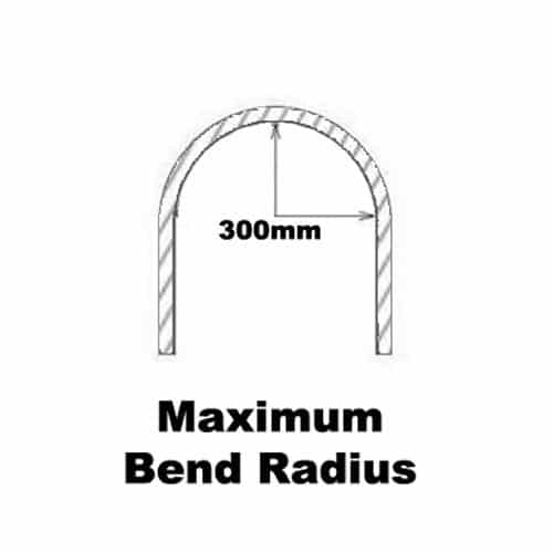 Bendable LED Profile maximum radius