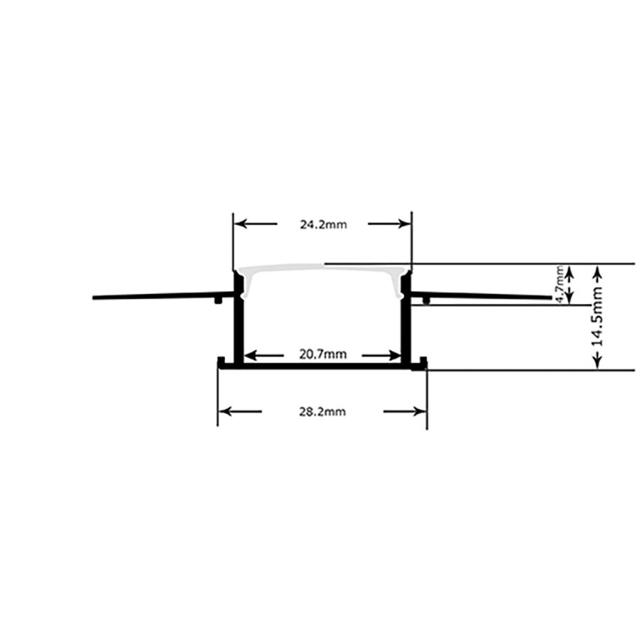 Plaster In Extrusion Dimensions